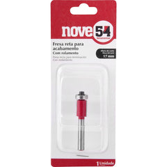 Fresa Para Tupia 6x16mm Reta Acabamento Sem Rolamento Haste