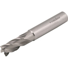 Fresa Topo Aço Rápido 10mm 4 Cortes Reto 10mm Din 8 Vonder