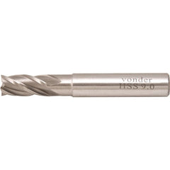 Fresa Topo Aço Rápido 13mm 4 Costes Reto 12mm Din 8 Vonder