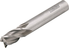 Fresa Topo Aço Rápido 3/8 4 Cortes Reto 9,5mm Din 844 Vonder