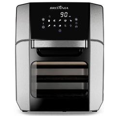Air Fryer Fritadeira Sem Óleo Oven BFR2100P 1800W Britânia 12L Com Cesto Bandejas Antiaderente 127V