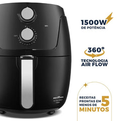 Air Fryer Fritadeira Sem Óleo BFR37 1500W Britânia 4,2L Com Cesto Antiaderente 220V