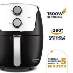 Air Fryer Fritadeira Sem Óleo BFR38 1500W Britânia 4,2L Com Cesto Antiaderente 127V
