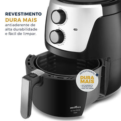 Air Fryer Fritadeira Sem Óleo BFR38 1500W Britânia 4,2L Com Cesto Antiaderente 127V