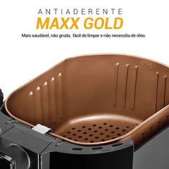 Air Fryer Fritadeira Sem Óleo PFR15PG Gourmet Black 1500W Philco Cesto Antiaderente 220V