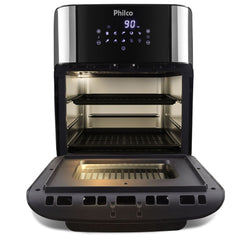 Air Fryer Fritadeira Sem Óleo PFR2200P Oven 1800W Philco 12L Cesto Antiaderente 220V