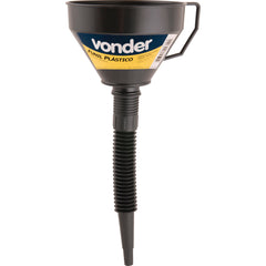 Funil plástico 160mm bico flexível com peneira Vonder