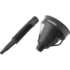 Funil Plástico Bico Flexível Preto 140mm Vonder