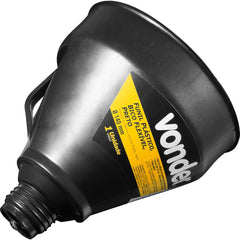 Funil Plástico Bico Flexível Preto 140mm Vonder
