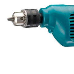 Furadeira 10mm 3/8'' 450W 3400 RPM com Chave Mandril Rotação Reversível Marcenaria 6412 220V Makita