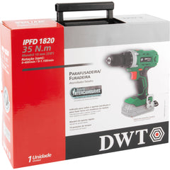 Furadeira 3/8'' 18V sem Bateria/Carregador Ipfd1820 DWT