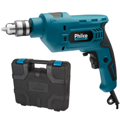 Furadeira 3/8'' Philco Force PFU01M 650W 5 Velocidades com Maleta 220V