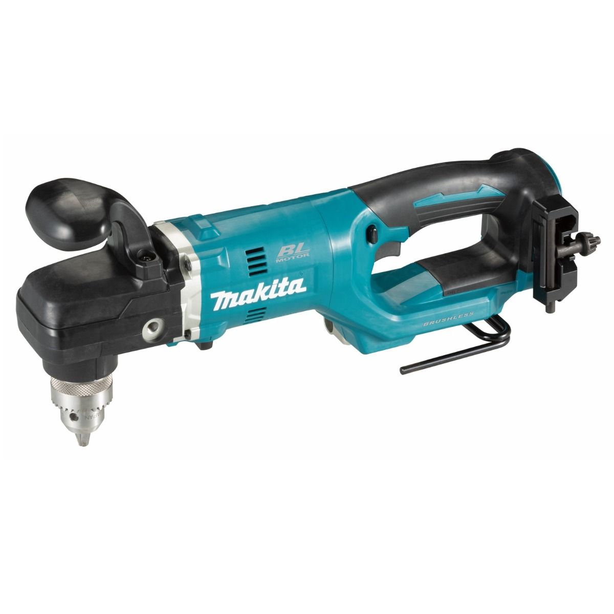 Furadeira Angular Sem Fio 18V Torque 70N.m Com 2 Baterias Carregador Punho Maleta DDA450RTE Makita