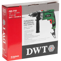 Furadeira com Impacto 1/2'' Fid 710 220V DWT