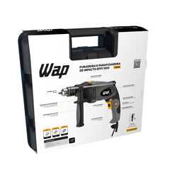 Furadeira e Parafusadeira de Impacto WAP EFPI 1000 Empunhadura Emborrachada 1000W 127V