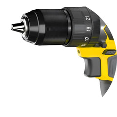 Furadeira e Parafusadeira a Bateria MFI-20 20V 60HZ Menegotti Intercambiável Brushless Sem Bateria