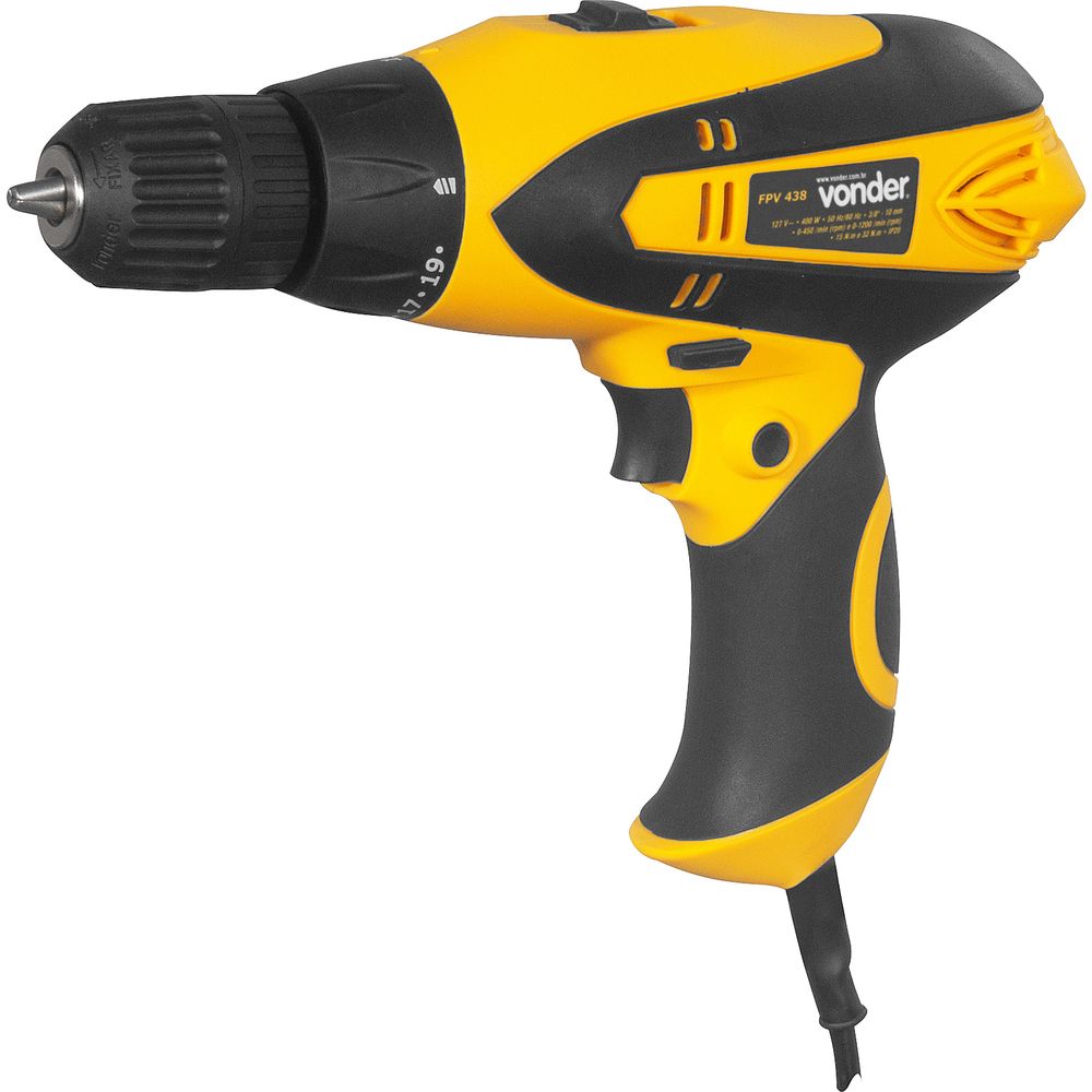 Furadeira/Parafusadeira 3/8" Fpv 438 127V Vonder
