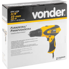 Furadeira/Parafusadeira 3/8" Fpv 438 220V Vonder