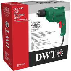 Furadeira sem Impacto 3/8'' 450 W Fsd 450 BM450 127V DWT