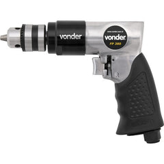 Furadeira 3/8" pneumática pistola 6pcm 1/4" npt fp380 Vonder