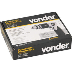Furadeira 3/8" pneumática pistola 6pcm 1/4" npt fp380 Vonder
