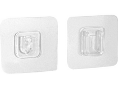 Gancho Plástico Dupla Face 60X60mm Vonder