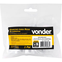 Gancho de rede zincado sobrepor - Vonder
