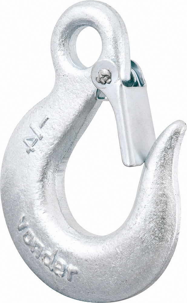 Gancho olhal fixo 3/8" 1,5t c/ trava leve galvanizado Vonder