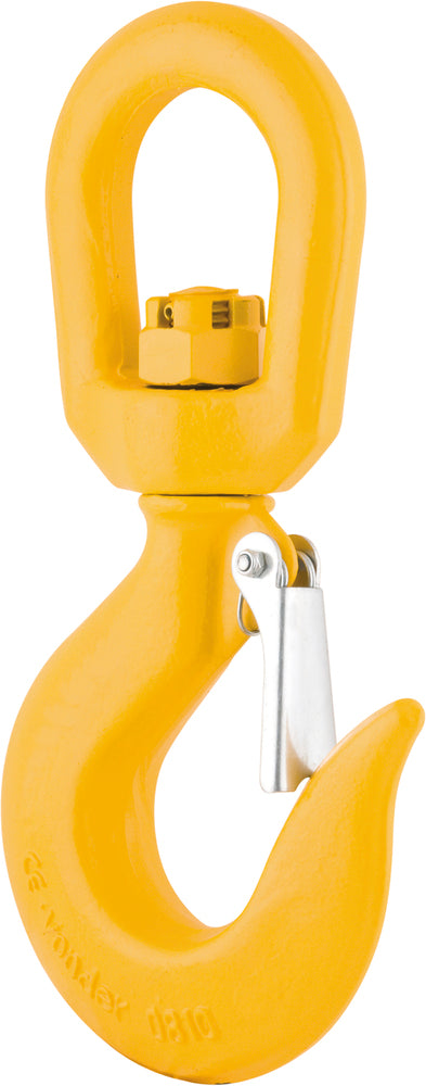 Gancho Olhal Giratório 16mm 8,0t Com Trava Uso Industrial -