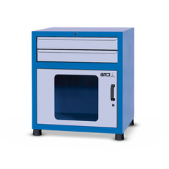 Gaveteiro modular grande com 1 Porta visor de acrilico e 2 Gavetas GAV816A CMB