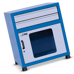 Gaveteiro modular grande com 1 Porta visor de acrilico e 2 Gavetas GAV816A CMB