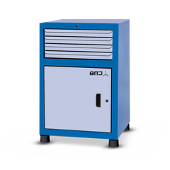 Gaveteiro modular pequeno com 1 Porta e 4 Gavetas GAV613 CMB
