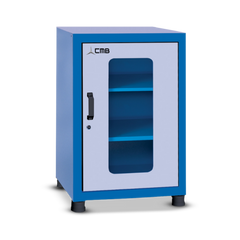Gaveteiro modular pequeno com 1 Porta visor de acrilico GAV620A CMB