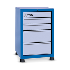 Gaveteiro modular pequeno com 5 Gavetas GAV605 CMB