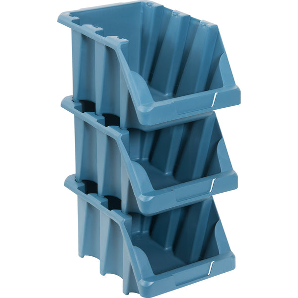 Gaveteiro plástico número 7 Azul Vonder