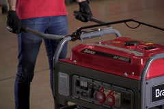Gerador à Gasolina 13,3Kva Trifásico 220V Partida Elétrica B4T-12000E3 220 Branco
