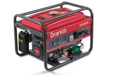 Gerador à Gasolina 2,2Kva Chave Seletora Partida Manual B4T-2500 S Branco