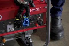 Gerador à Gasolina 2,2Kva Chave Seletora Partida Manual B4T-2500 S Branco