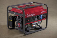 Gerador à Gasolina 2,2Kva Chave Seletora Partida Manual B4T-2500 S Branco