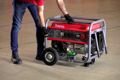 Gerador à Gasolina 6,5Kva Trifásico 220V Partida Elétrica B4T-8000E3 220 Branco