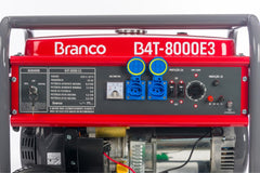 Gerador à Gasolina 6,5Kva Trifásico 220V Partida Elétrica B4T-8000E3 220 Branco