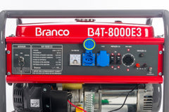 Gerador à Gasolina 6,5Kva Trifásico 220V Partida Elétrica B4T-8000E3 220 Branco