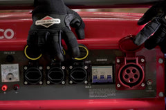Gerador à Gasolina 6,5Kva Trifásico 380V Partida Elétrica B4T-8000E3 380 Branco