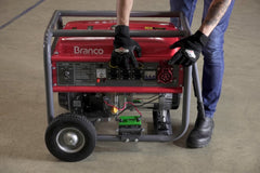 Gerador à Gasolina 6,5Kva Trifásico 380V Partida Elétrica B4T-8000E3 380 Branco