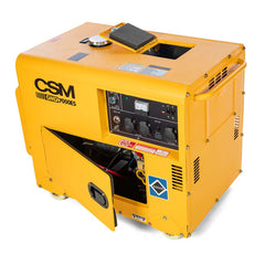 Gerador Portátil à Diesel 6,25 KVA 9 HP Mono Partida Elétrica Gmd 7000Es Csm