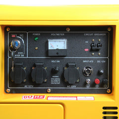 Gerador Portátil à Diesel 6,25 KVA 9 HP Mono Partida Elétrica Gmd 7000Es Csm