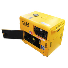 Gerador Portátil à Diesel 6,25 KVA 9 HP Mono Partida Elétrica Gmd 7000Es Csm