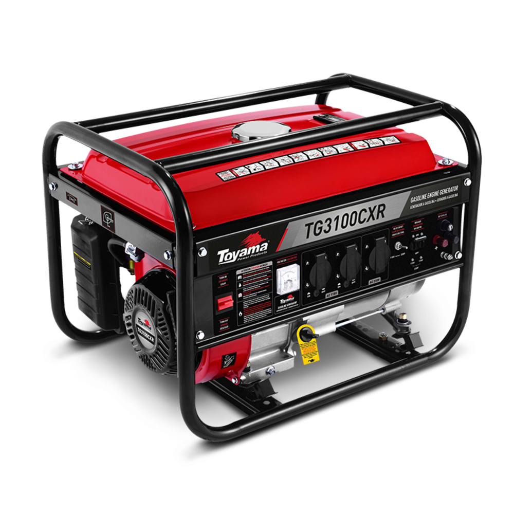 Gerador Gasolina TG3100CXR 3100W BIV Mono 4T 6,5CV Toyama