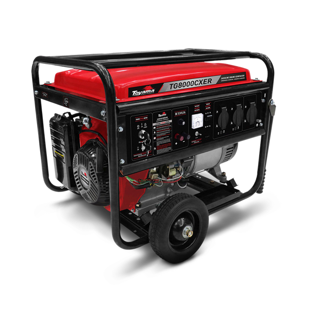 Gerador Gasolina 7200W Partida Elétrica TG8000CXER Toyama