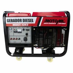 Gerador Diesel Trif 12KVA 220/127V Mono MDGT-12E2 Motomil